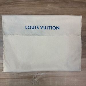 Louis Vuitton 10”x13.5” Envelope Style Dust Cover Storage Bag Blue Logo